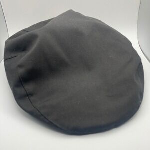 London Fog Mens Large Black‎ Newsboy Driving Golf Cap Hat